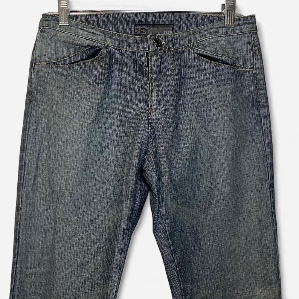 Joe’s Jeans Vintage Y2K Pinstripe Low Rise Straight Leg Jeans Size 28 - Picture 4 of 7